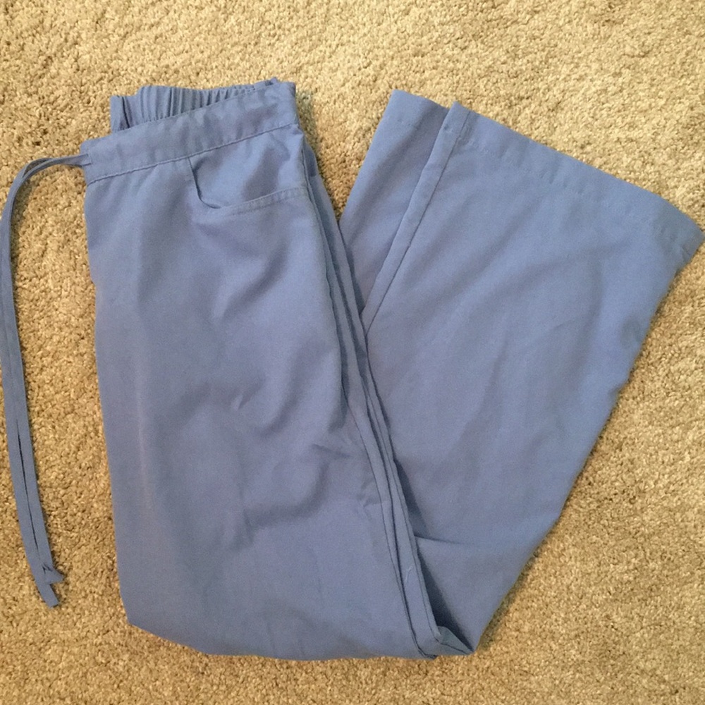 Seal blue scrub pants
